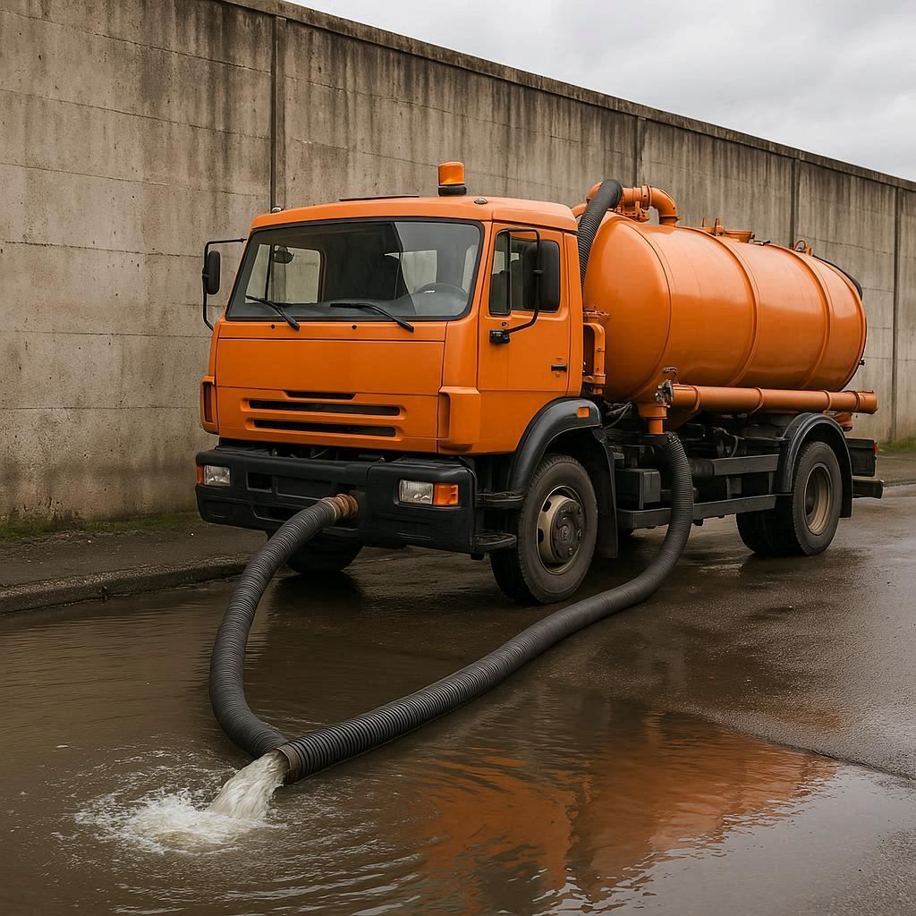 Откачка воды в Домодедово